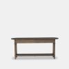 Best Amber Lewis x Four Hands Charnes Console Table Antique Belgium Bleach