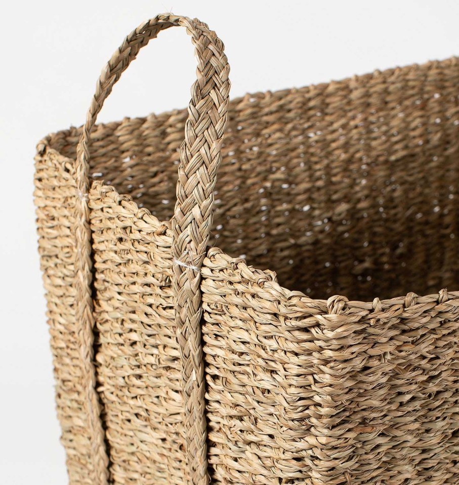 New Greenvibe Ios Seagrass Basket