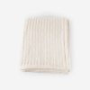 Clearance Evangeline Linens Cable Knit Bed Blanket