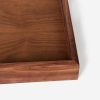 Clearance Ojai Dory Rectangular Walnut Tray