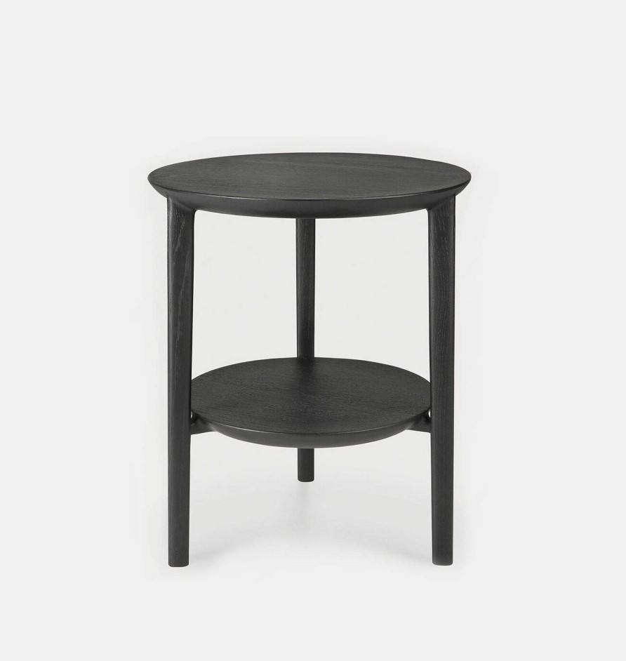 New Ethnicraft Edith Side Table Black