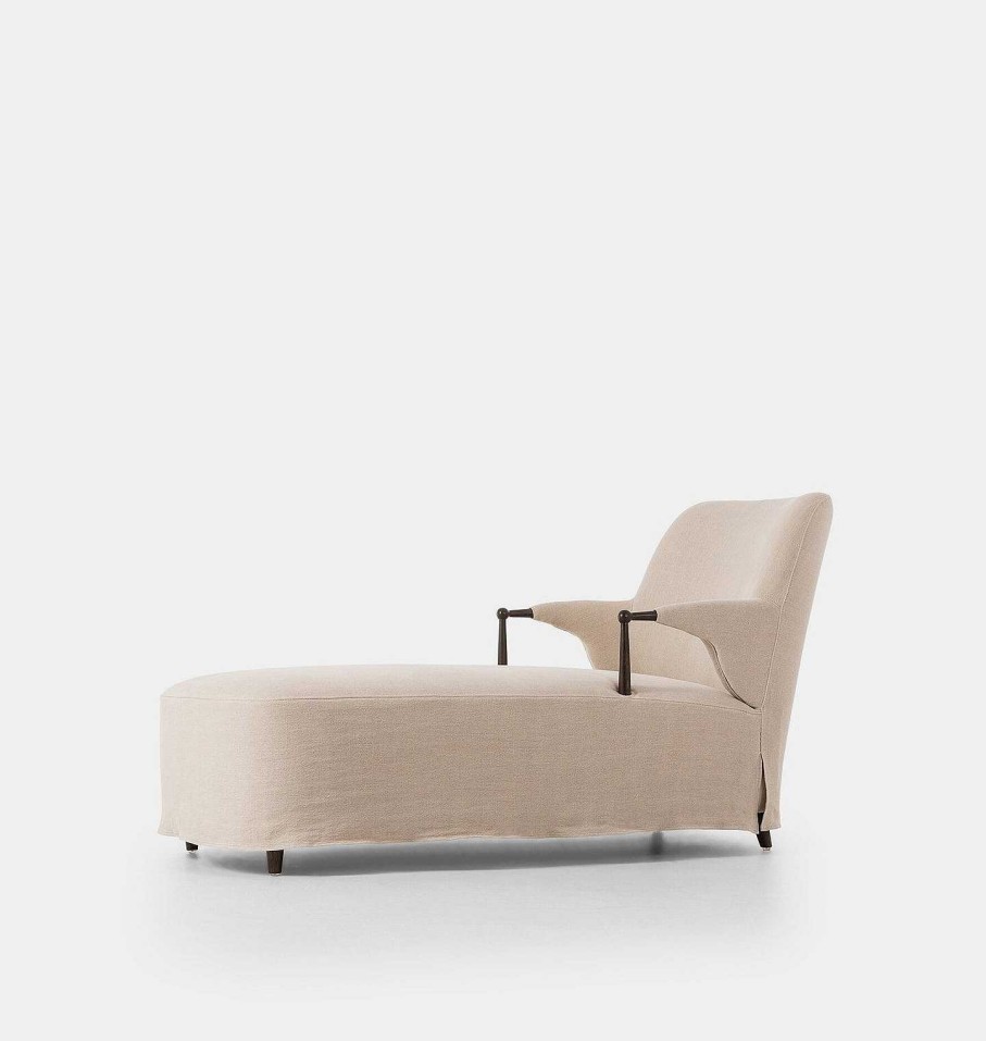 Clearance Amber Lewis x Four Hands Brently Chaise Broadway Dune