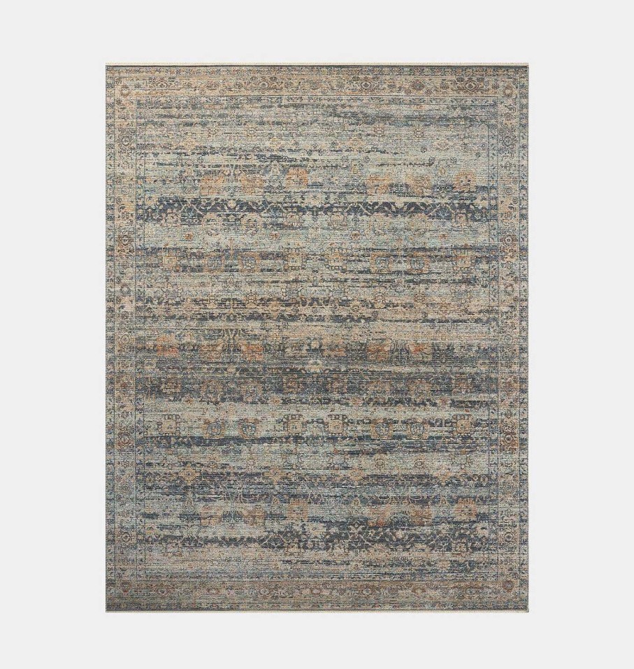 New Loloi Rugs Heritage Her-09 Sky / Sunset Area Rug