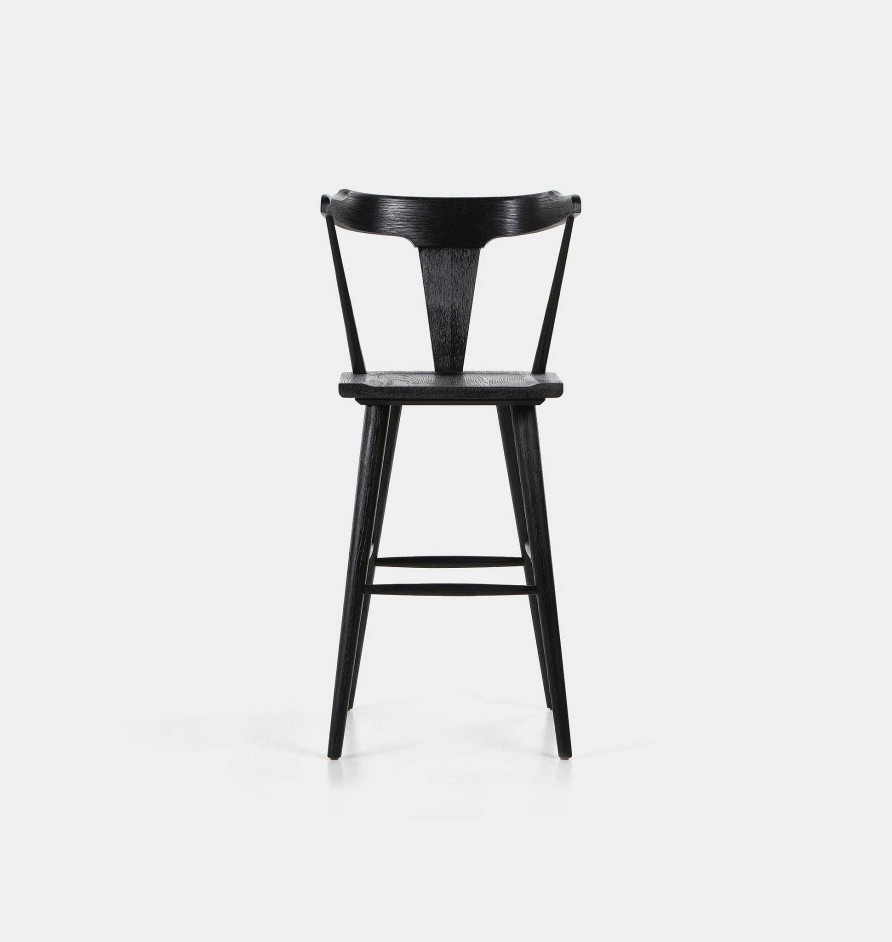 Clearance Austin Co Bowie Counter Stool Black