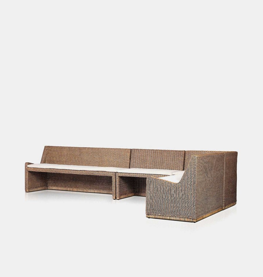 Online Amber Lewis x Four Hands Senna Dining Banquette L Shape 144"