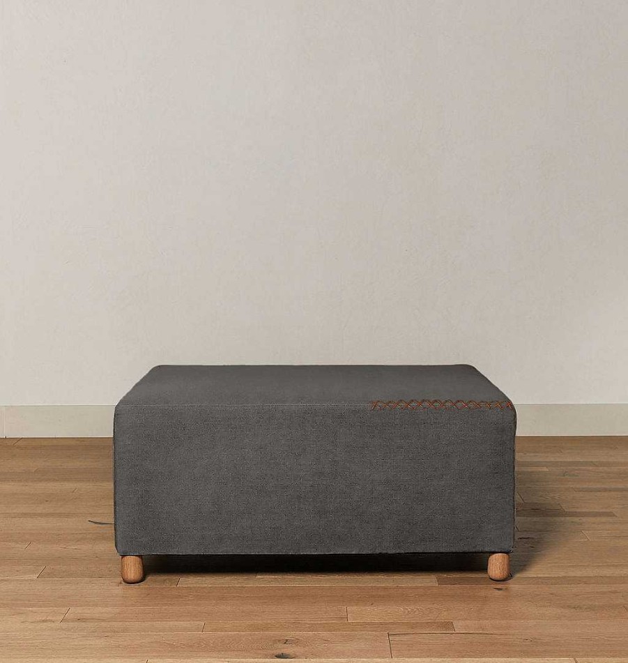 New Made by Shoppe Footed Topanga Ottoman