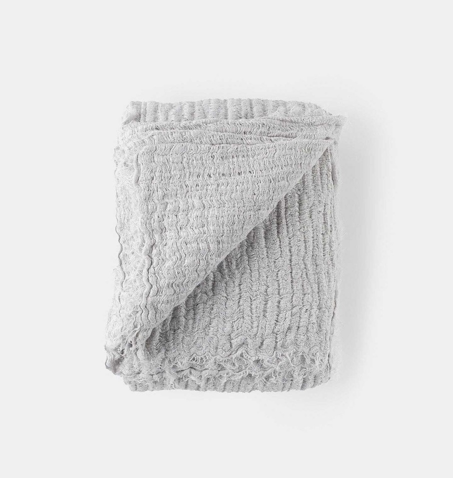 New Hale Mercantile Alba Crushed Linen Blanket