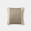 Best Amber Lewis x Loloi Seraphina Pillow 18'' X 18'' Ivory / Earth