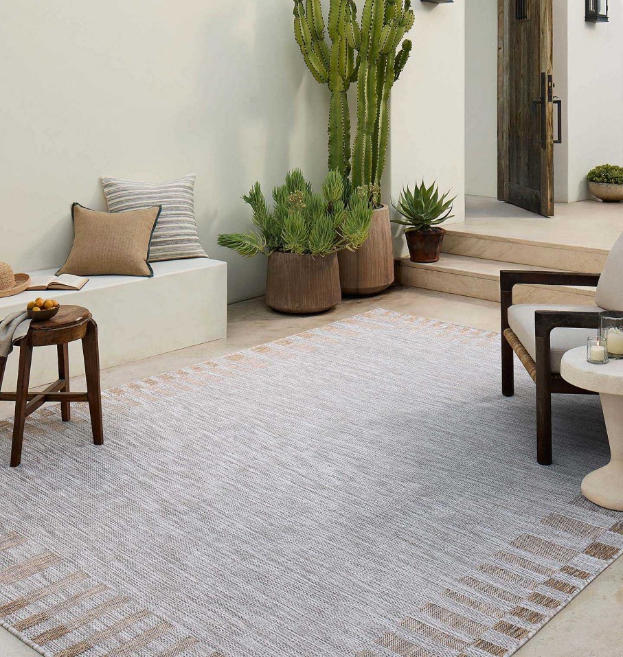 Online Amber Lewis x Loloi Topanga Top-08 Silver / Natural Area Rug