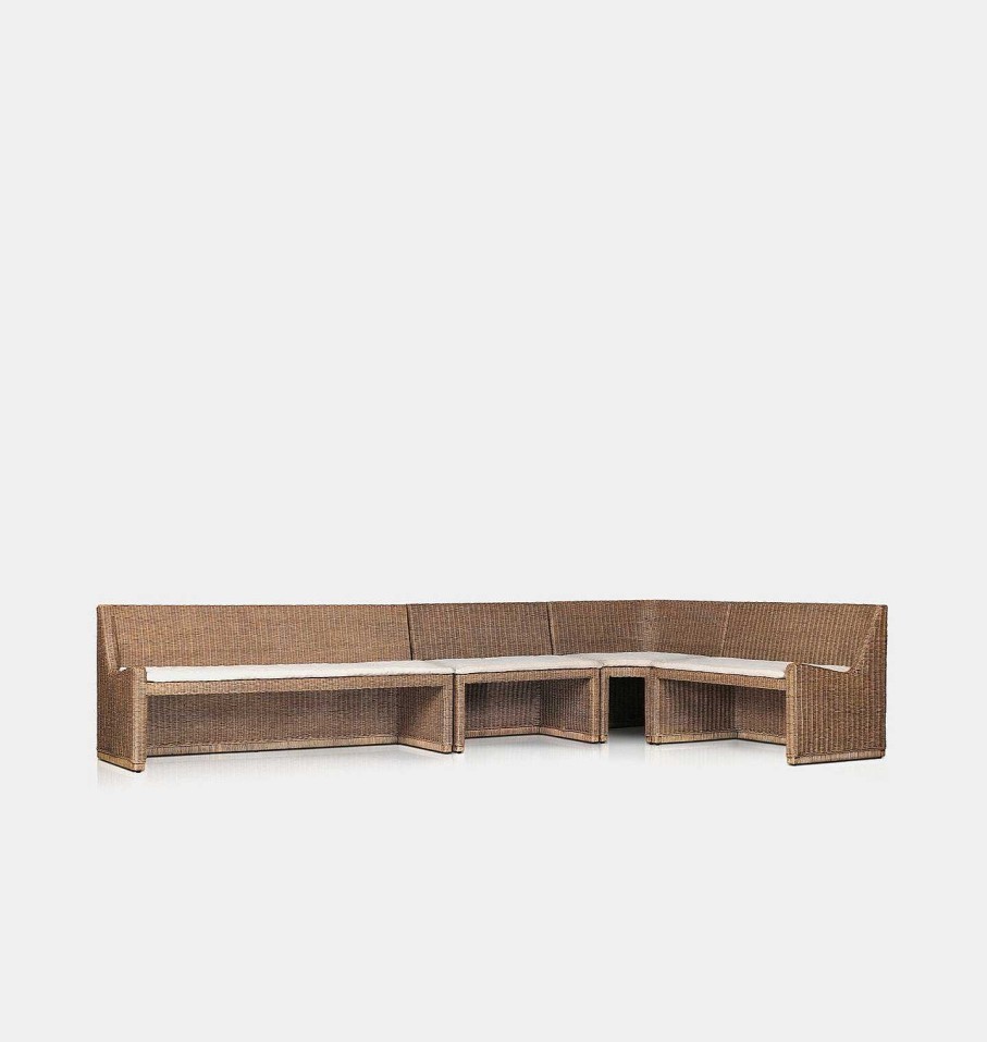 Online Amber Lewis x Four Hands Senna Dining Banquette L Shape 144"