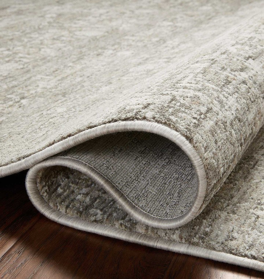 Hot Amber Lewis x Loloi Honora Hon-04 Grey / Beige Area Rug