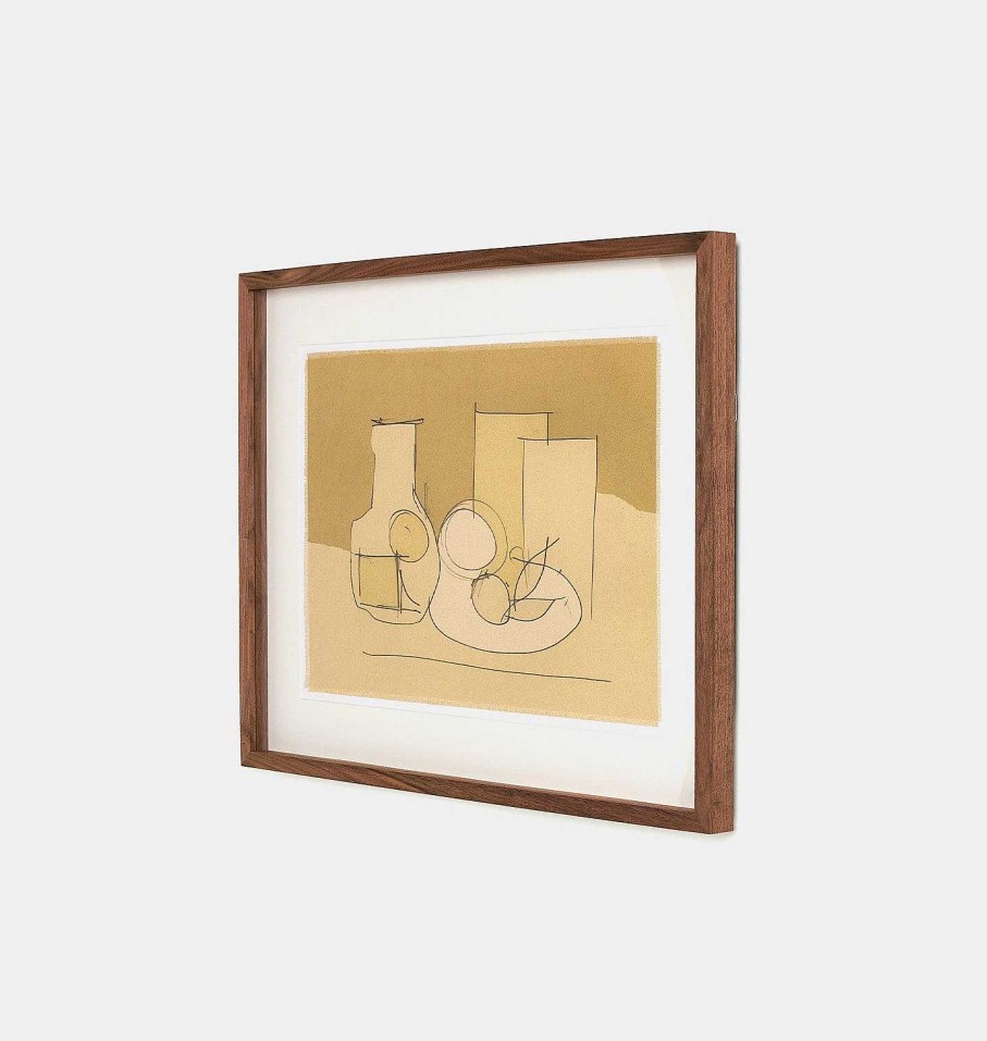 Hot Amber Lewis x Four Hands Dine By Dan Hobday Framed Print