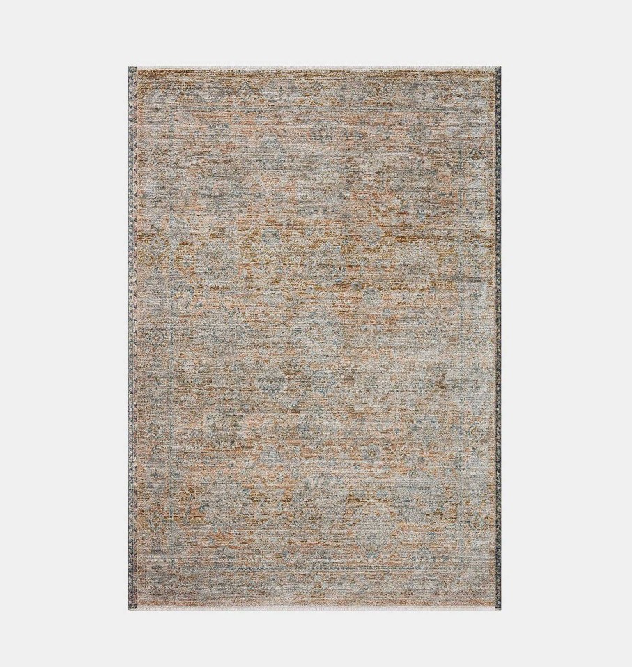 Hot Jean Stoffer x Loloi Katherine Kes-02 Terracotta / Smoke Area Rug