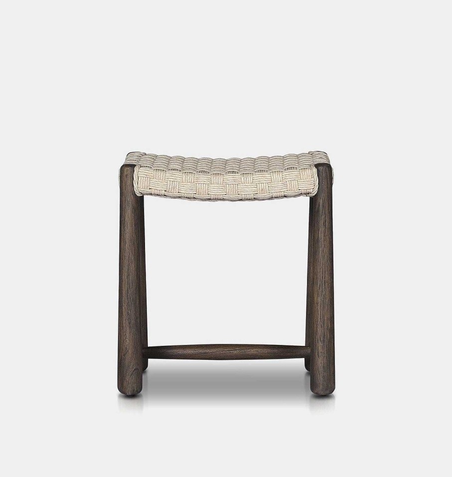 New Amber Lewis x Four Hands Savio Outdoor Stool