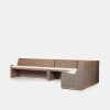 Hot Amber Lewis x Four Hands Senna Dining Banquette L Shape 144"