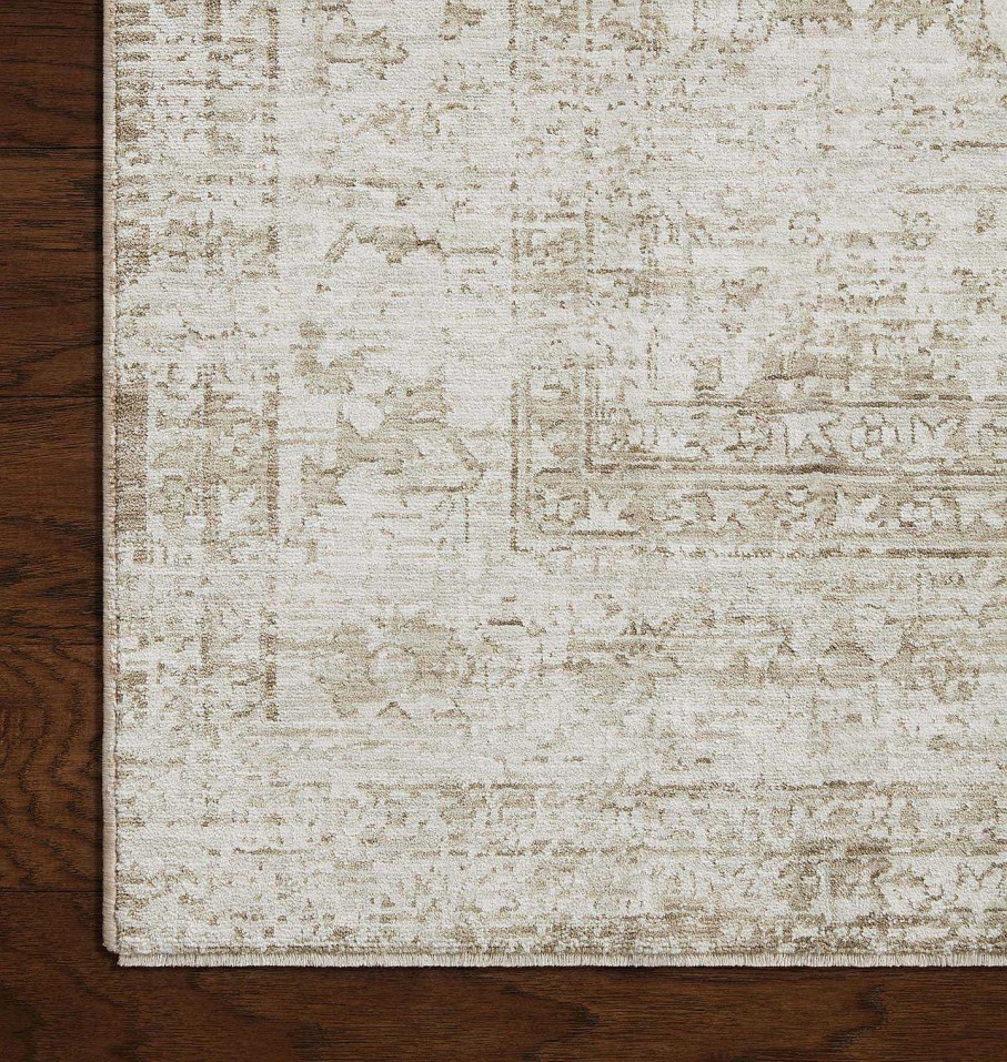 Online Amber Lewis x Loloi Honora Hon-01 Ivory / Natural Area Rug