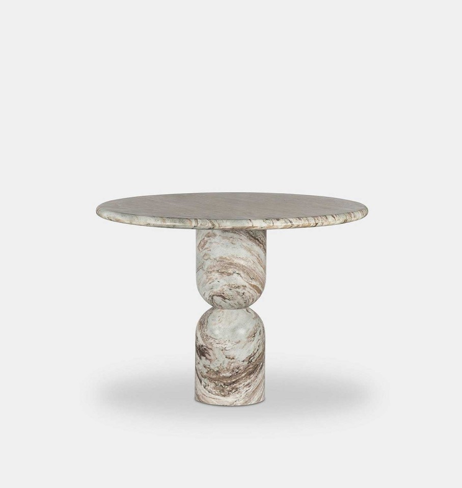 New Amber Lewis x Four Hands Figueroa Round Marble Dining Table