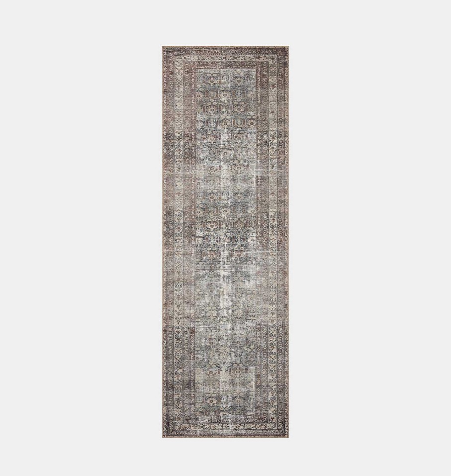 Hot Amber Lewis x Loloi Georgie Ger-10 Moss / Bark Area Rug