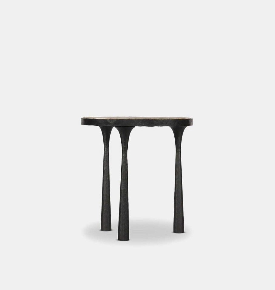 Online Amber Lewis x Four Hands Billings Hammered Iron End Table