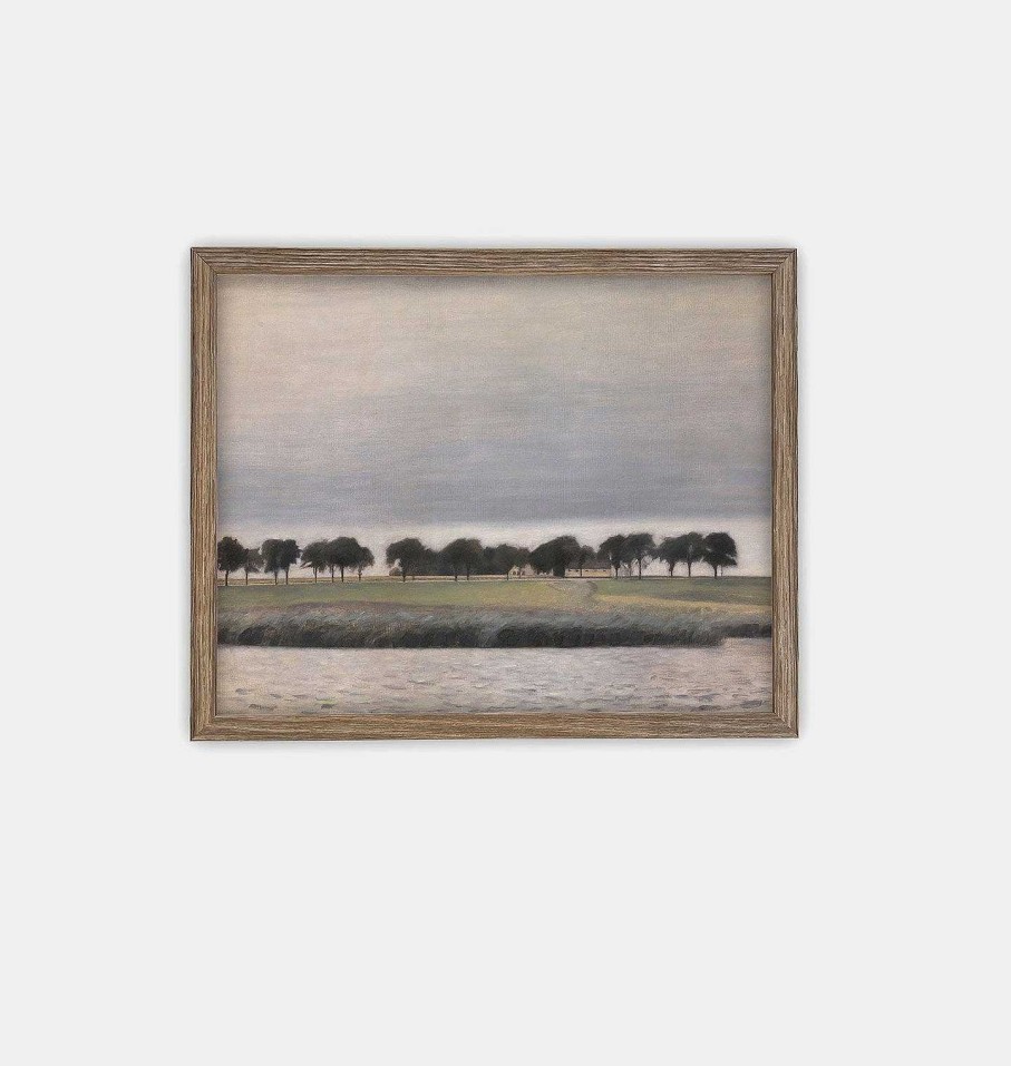 Wholesale Linen + Cloth Landscape Framed I