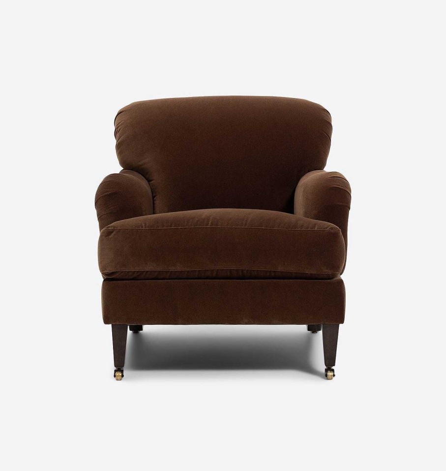 Best The Rowe Renata Lounge Chair Cacao