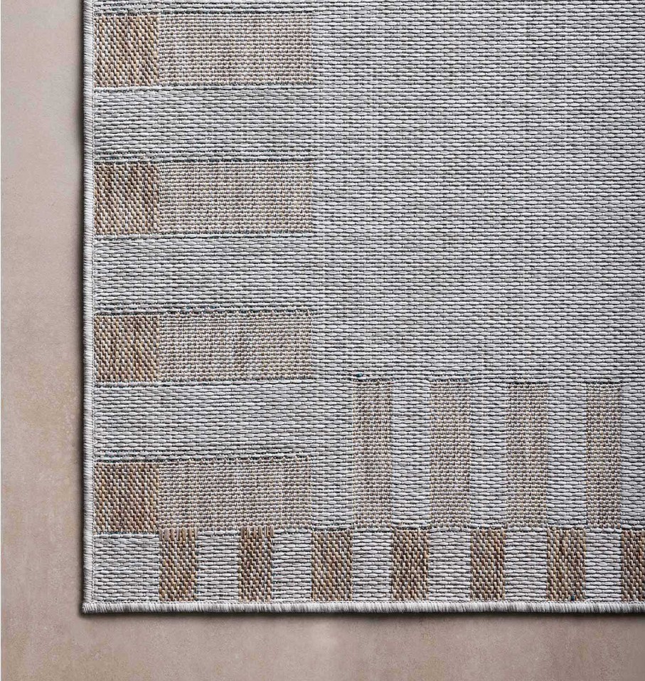 Best Amber Lewis x Loloi Topanga Top-08 Silver / Natural Area Rug