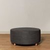 Wholesale Made by Shoppe Footed Topanga Round Ottoman