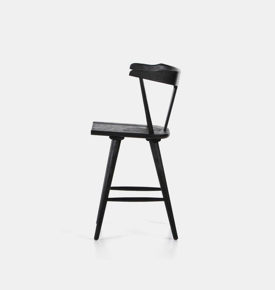 Clearance Austin Co Bowie Counter Stool Black