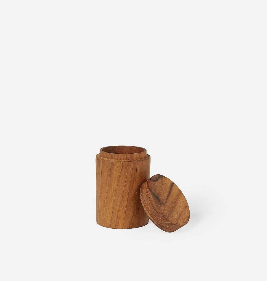 Hot Jitana Suvi Teak Canister