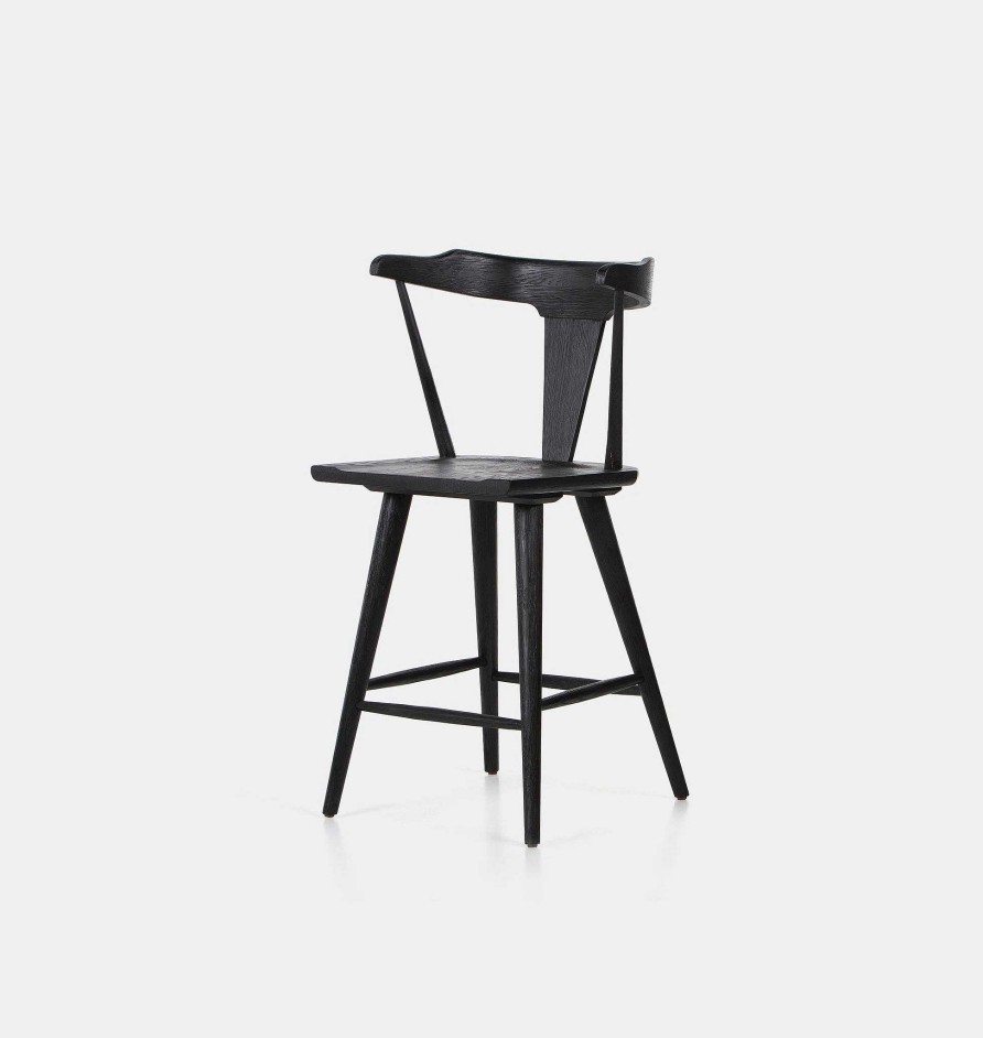 New Austin Co Bowie Counter Stool Black