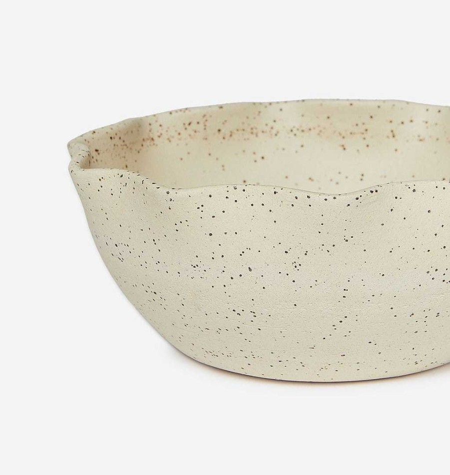 Online AHW Georgia Ezra Ceramic Scalloped Bowl