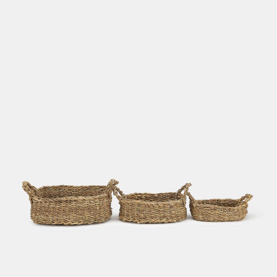 Best Shoppe Amber Interiors Frankie Seagrass Baskets S/3