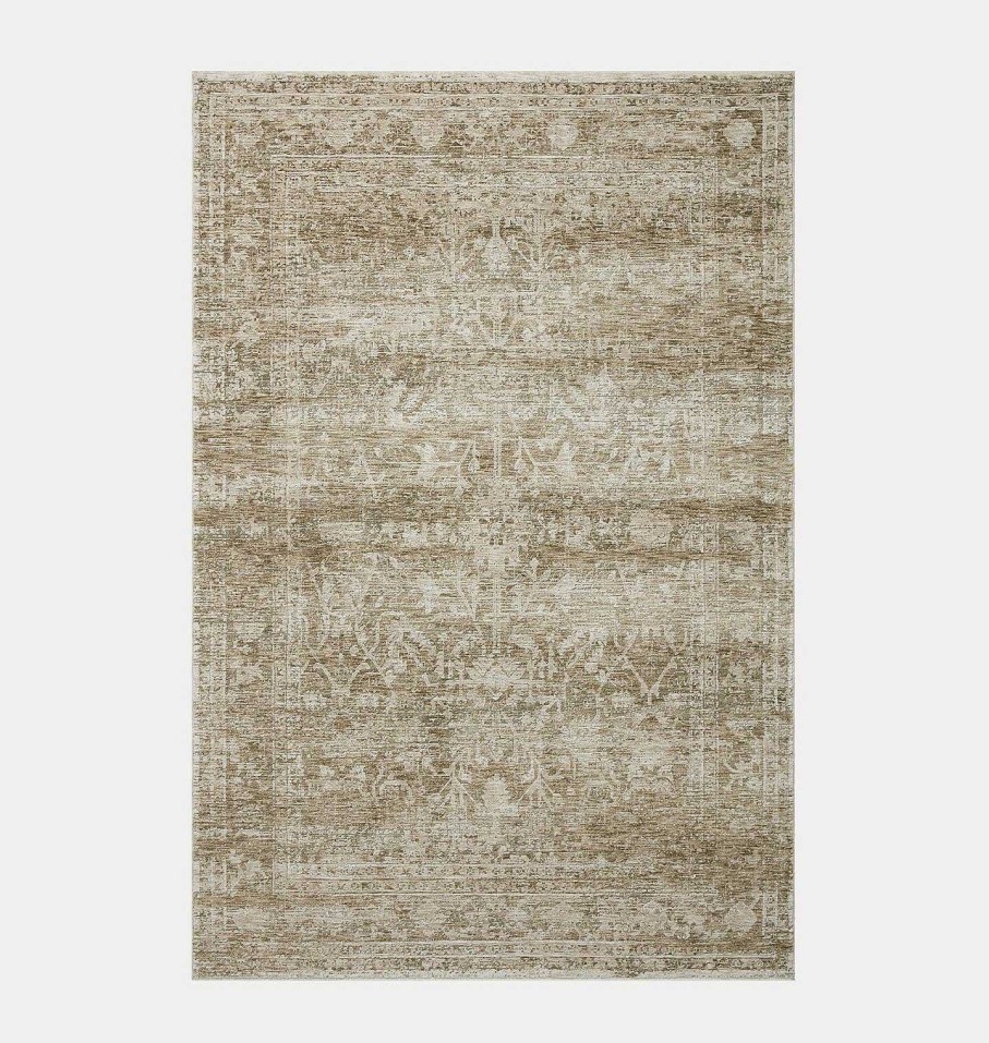 Best Amber Lewis x Loloi Honora Hon-01 Khaki / Beige Area Rug