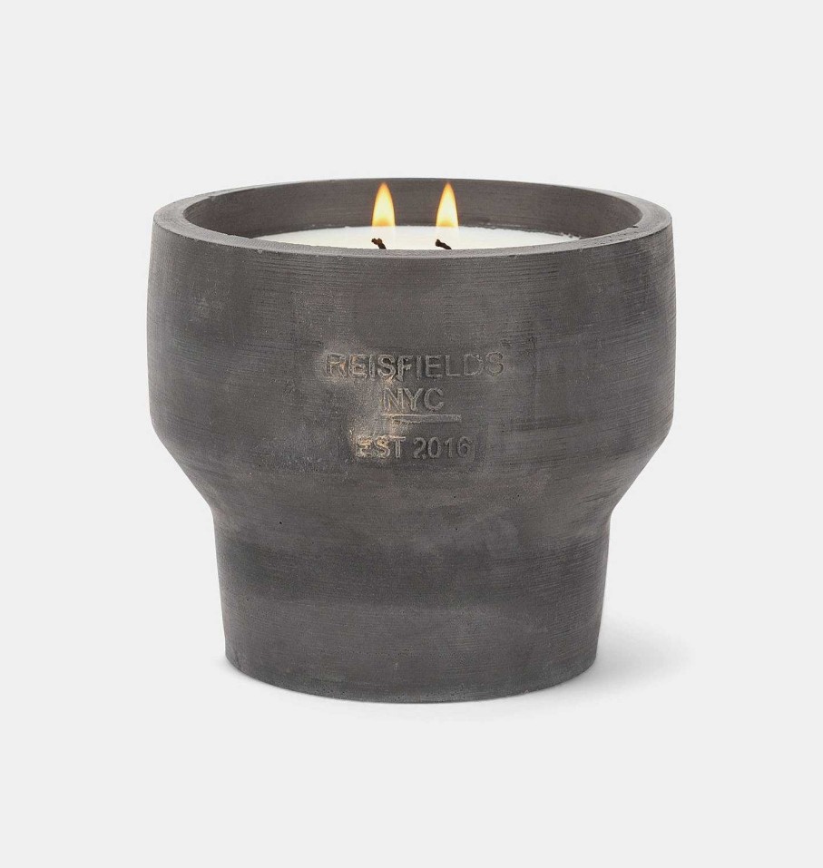 New Reisfields NYC Charcoal No. 6 Candle