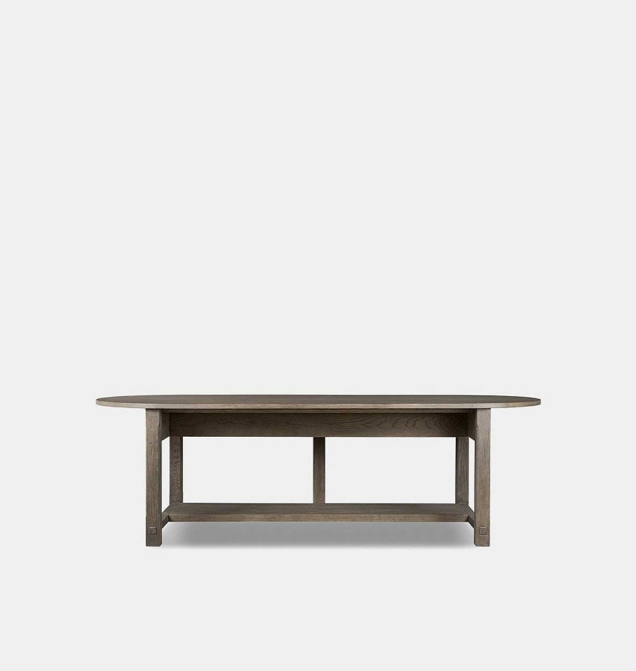 Hot Amber Lewis x Four Hands Elise Kitchen Island Hazel Oak