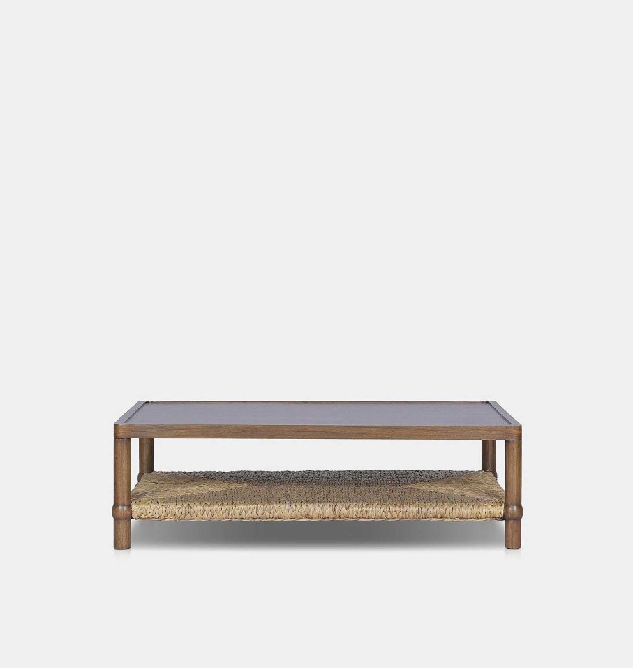 Hot Amber Lewis x Four Hands Gabriella Coffee Table Brown Mindi