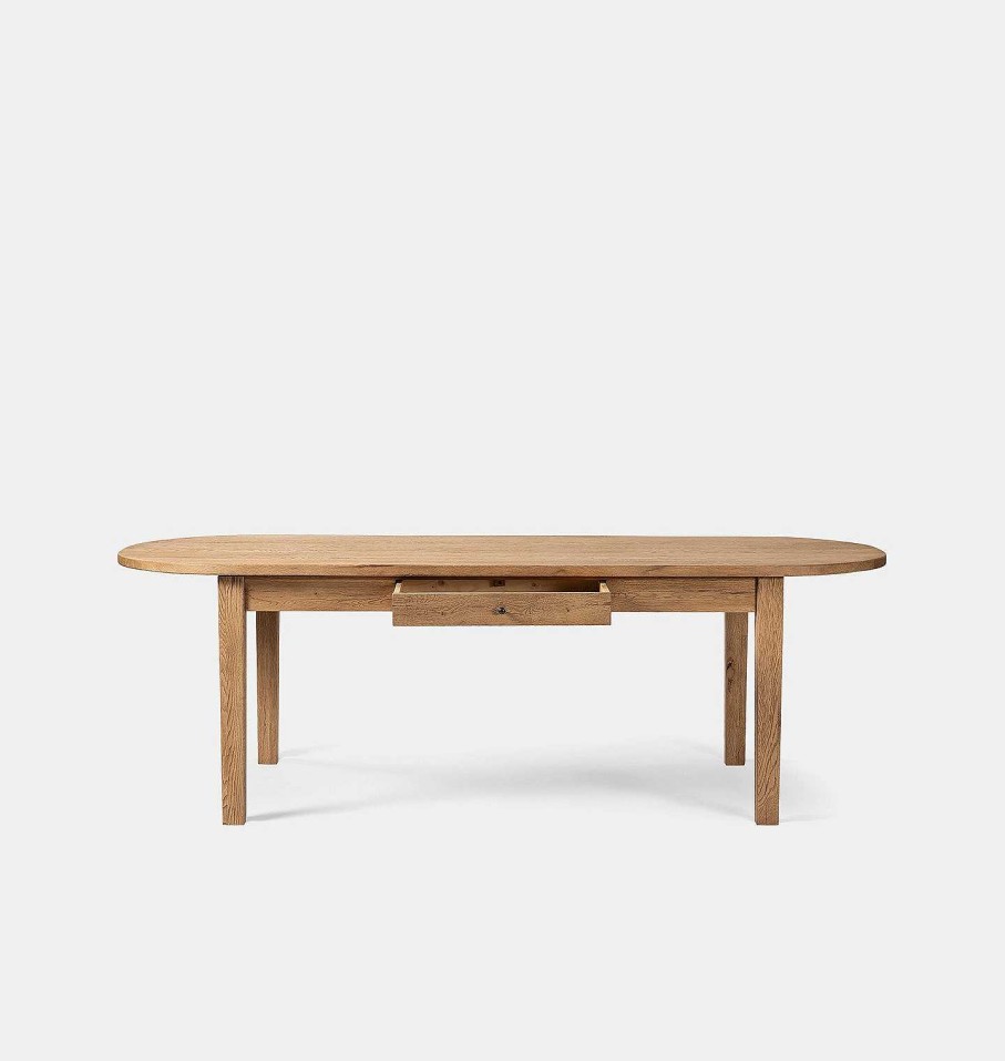 Clearance Amber Lewis x Four Hands Megan Dining Table Worn Oak