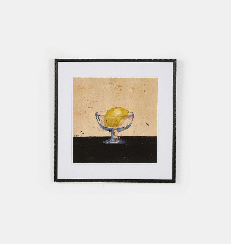 Hot Amber Lewis x Four Hands Lemon Cup By Coup D'Esprit Framed Print