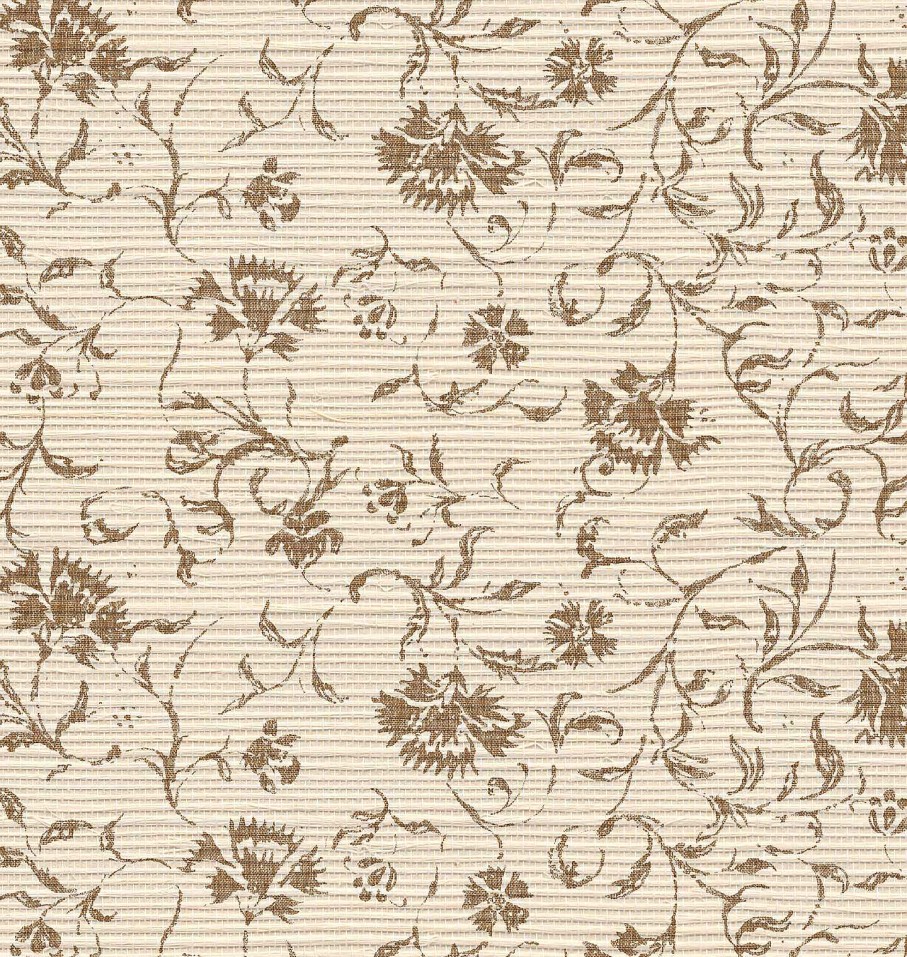 New Twenty2 Margueritte Grasscloth Wallpaper Sample Mustard Margueritte