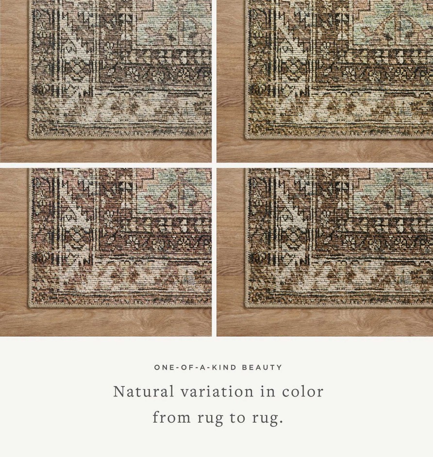 New Amber Lewis x Loloi Billie Bil-03 Clay / Sage Area Rug