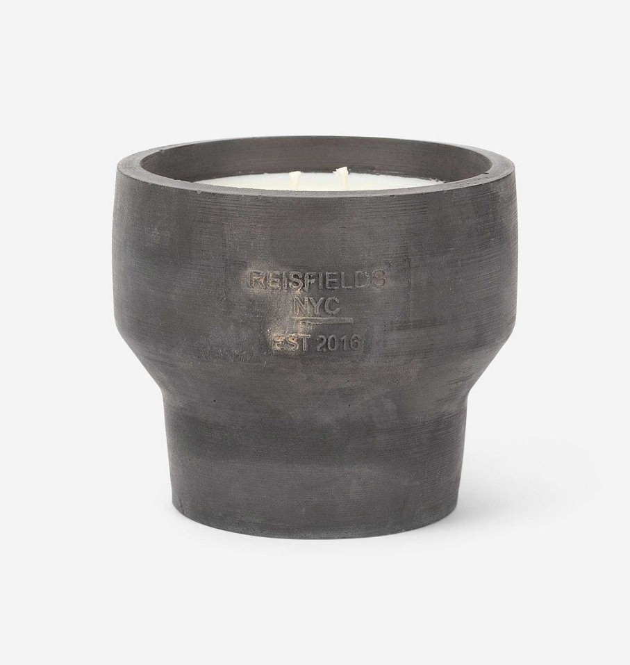 New Reisfields NYC Charcoal No. 6 Candle