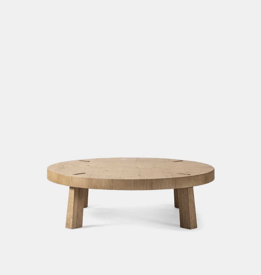 New Amber Lewis x Four Hands Sadira Coffee Table Worn Oak