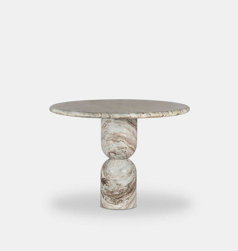 New Amber Lewis x Four Hands Figueroa Round Marble Dining Table