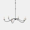 Clearance Currey & Company Pulpo Black Chandelier