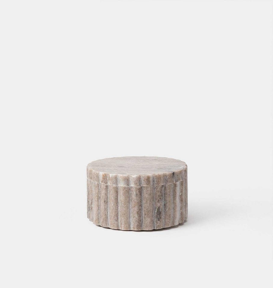 Online Shoppe Amber Interiors Luca Marble Canister