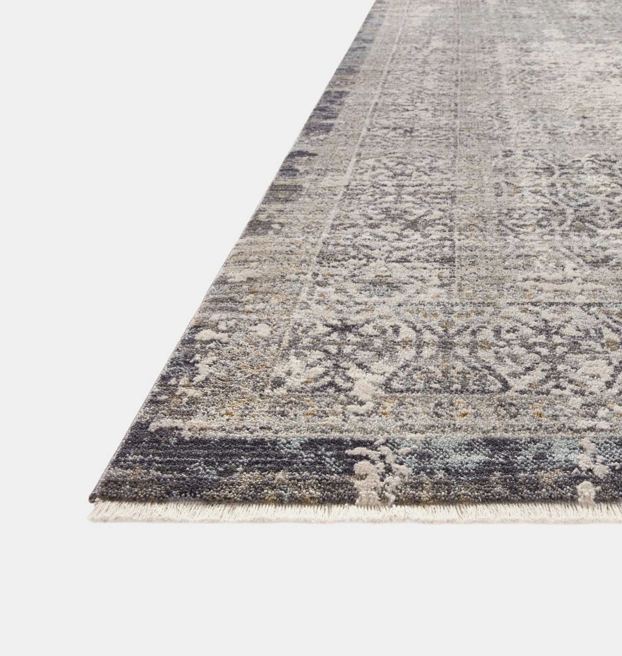 Clearance Amber Lewis x Loloi Alie Ale-04 Sky / Stone Area Rug