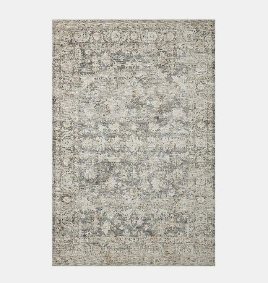 Clearance Amber Lewis x Loloi Honora Hon-02 Slate / Beige Area Rug