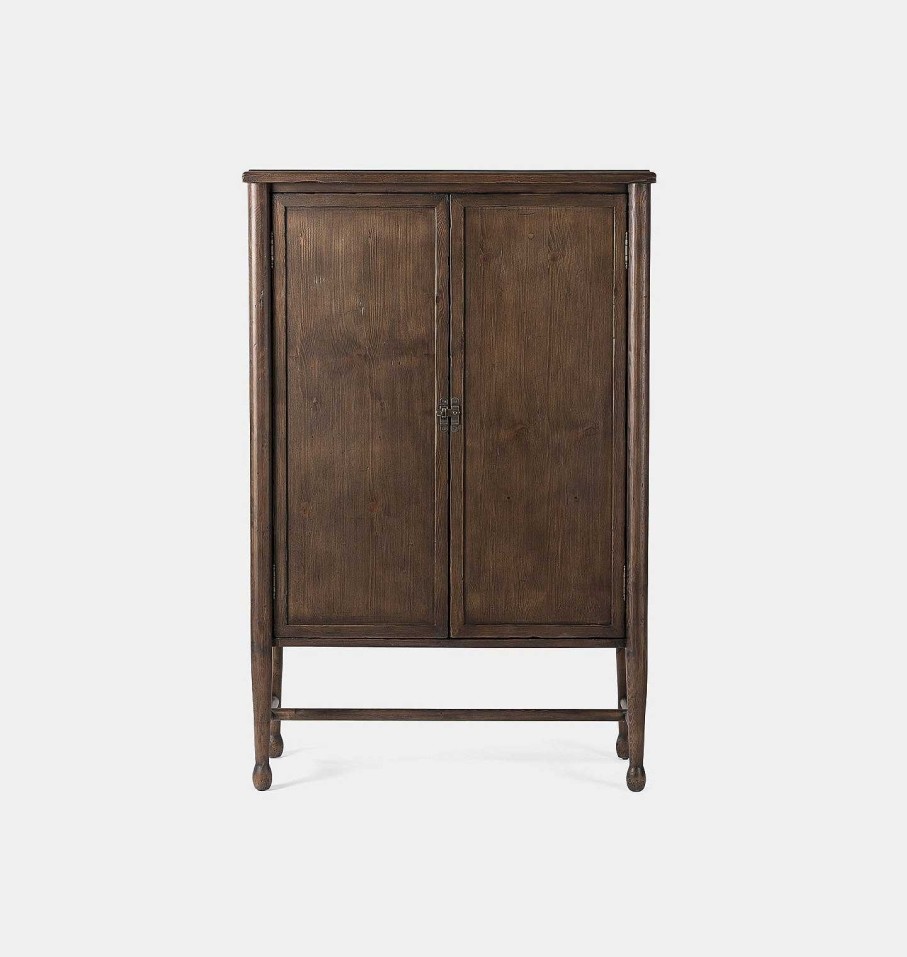 Online Amber Lewis x Four Hands Wilder Bar Cabinet Aged Pine