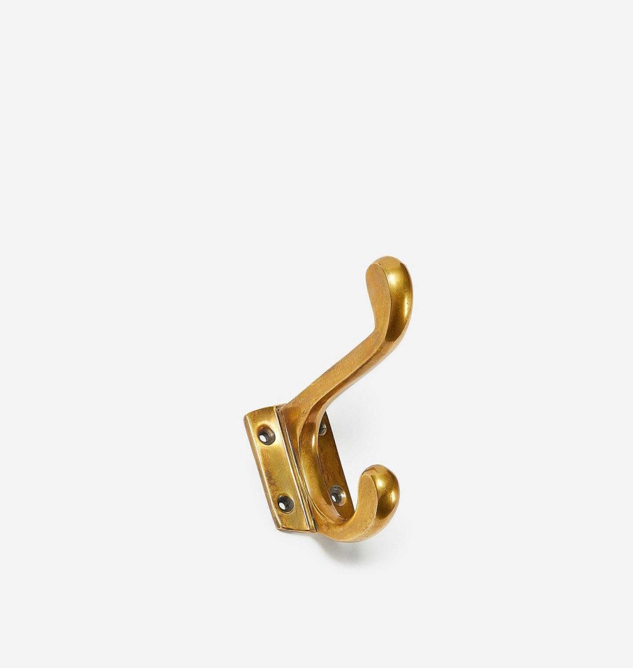 Best Country Hardware Waterford Brass Coat Hook