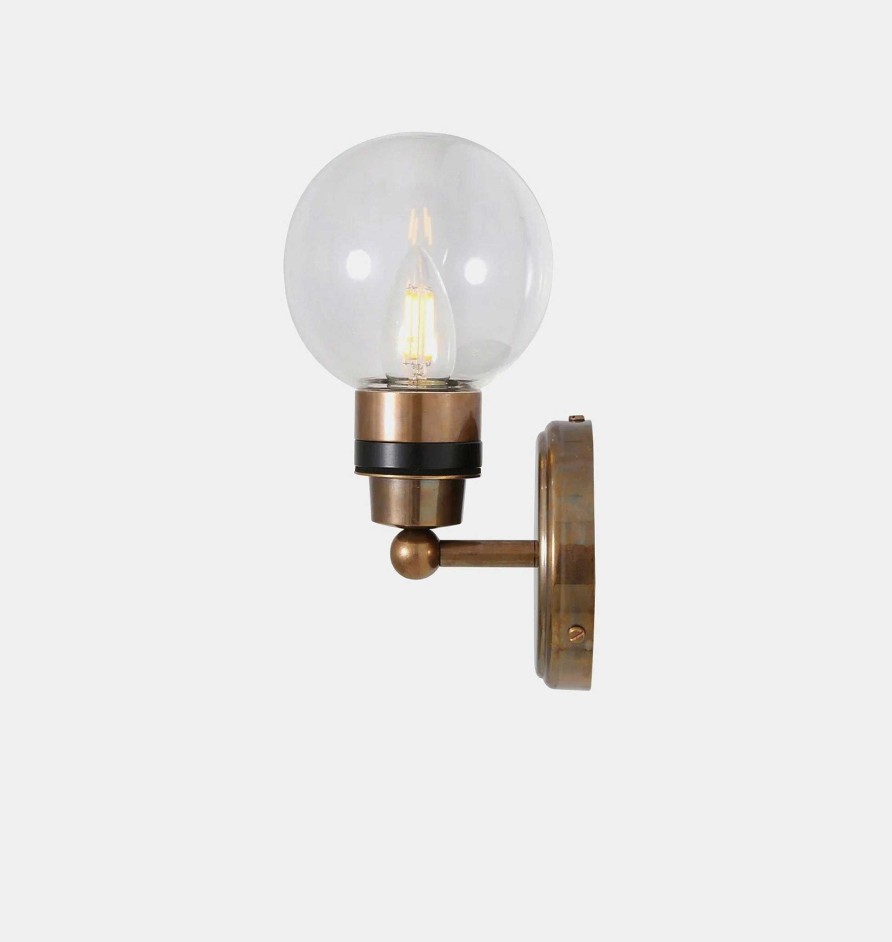 Online Mullan Shannon Glass Globe Bathroom Wall Light